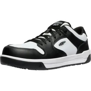 Keen Utility Mens Overton CT Star White/Black Leather Work Shoes