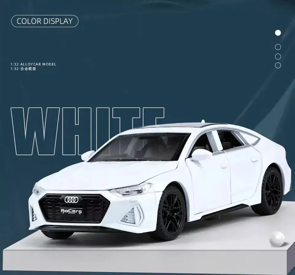 1:24 AUDI RS7 SPORTBOAC ALLOY CAR MODEL DIECAST TOY VEHICLES SOUND & LIGHT TOY CAR BEST BIRTHDAY GIFT FOR KIDS [ COLOR AS PER STOCK ]