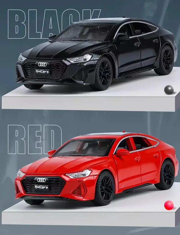 1:24 AUDI RS7 SPORTBOAC ALLOY CAR MODEL DIECAST TOY VEHICLES SOUND & LIGHT TOY CAR BEST BIRTHDAY GIFT FOR KIDS [ COLOR AS PER STOCK ]