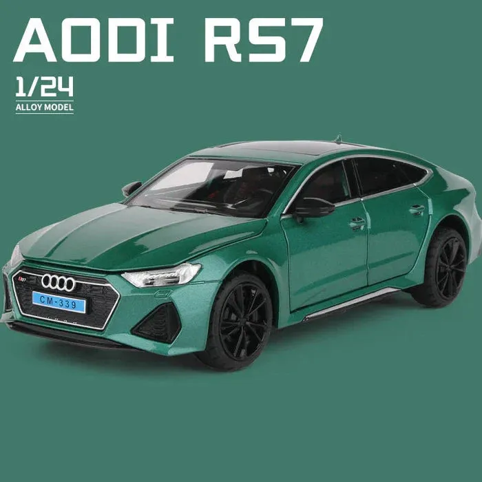 1:24 AUDI RS7 SPORTBOAC ALLOY CAR MODEL DIECAST TOY VEHICLES SOUND & LIGHT TOY CAR BEST BIRTHDAY GIFT FOR KIDS [ COLOR AS PER STOCK ]