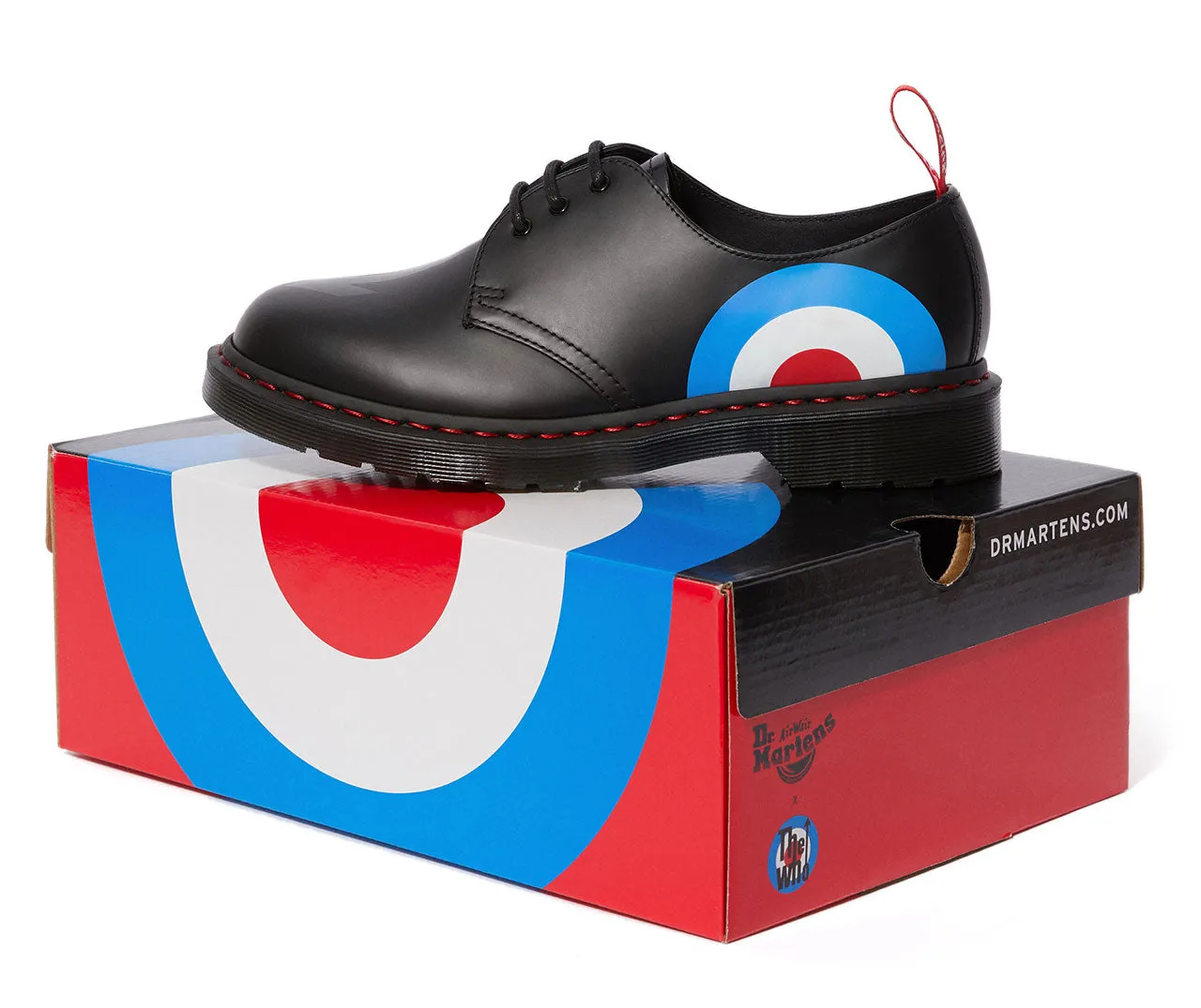 1461 "The Who" Black Target Smooth Oxford