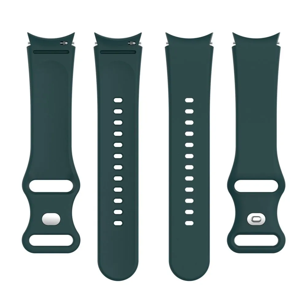 20mm simple silicone watch strap  for Samsung Galaxy Watch 4 - Green