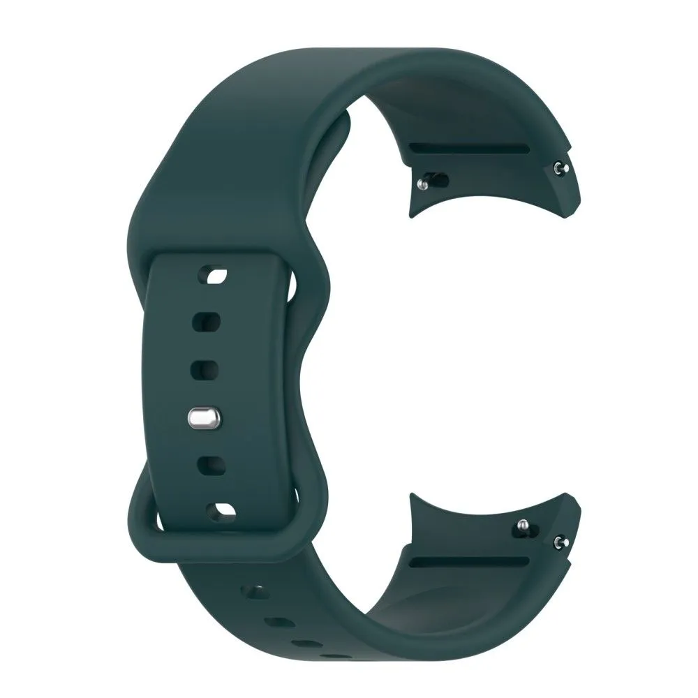 20mm simple silicone watch strap  for Samsung Galaxy Watch 4 - Green