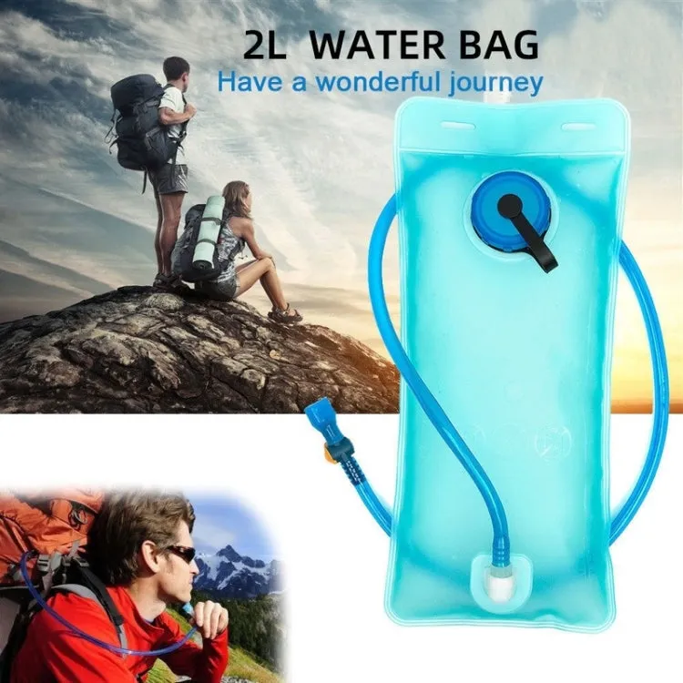 2L Outdoor Drinking Water Bag Environmental Protection Sports Riding Folding Water Bag(Printed)