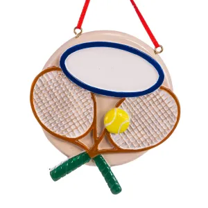 3.75" Tennis Ornament - Free Personalization