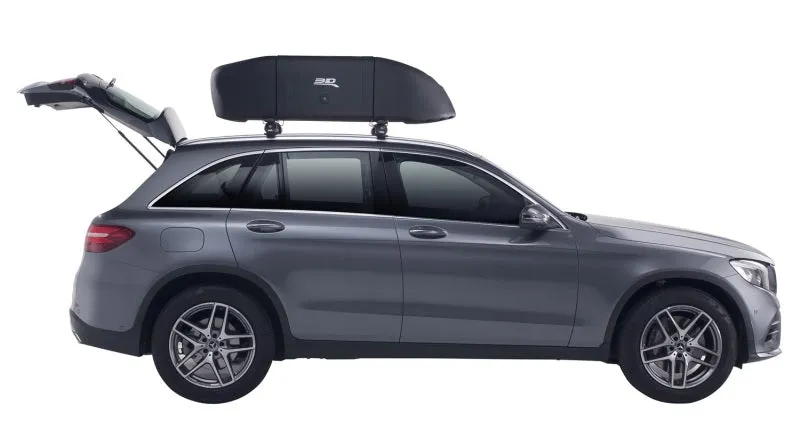 3D MAXpider Traveler Car Roof Box 161.5cm L x 78cm W x 42.2cm H - Black