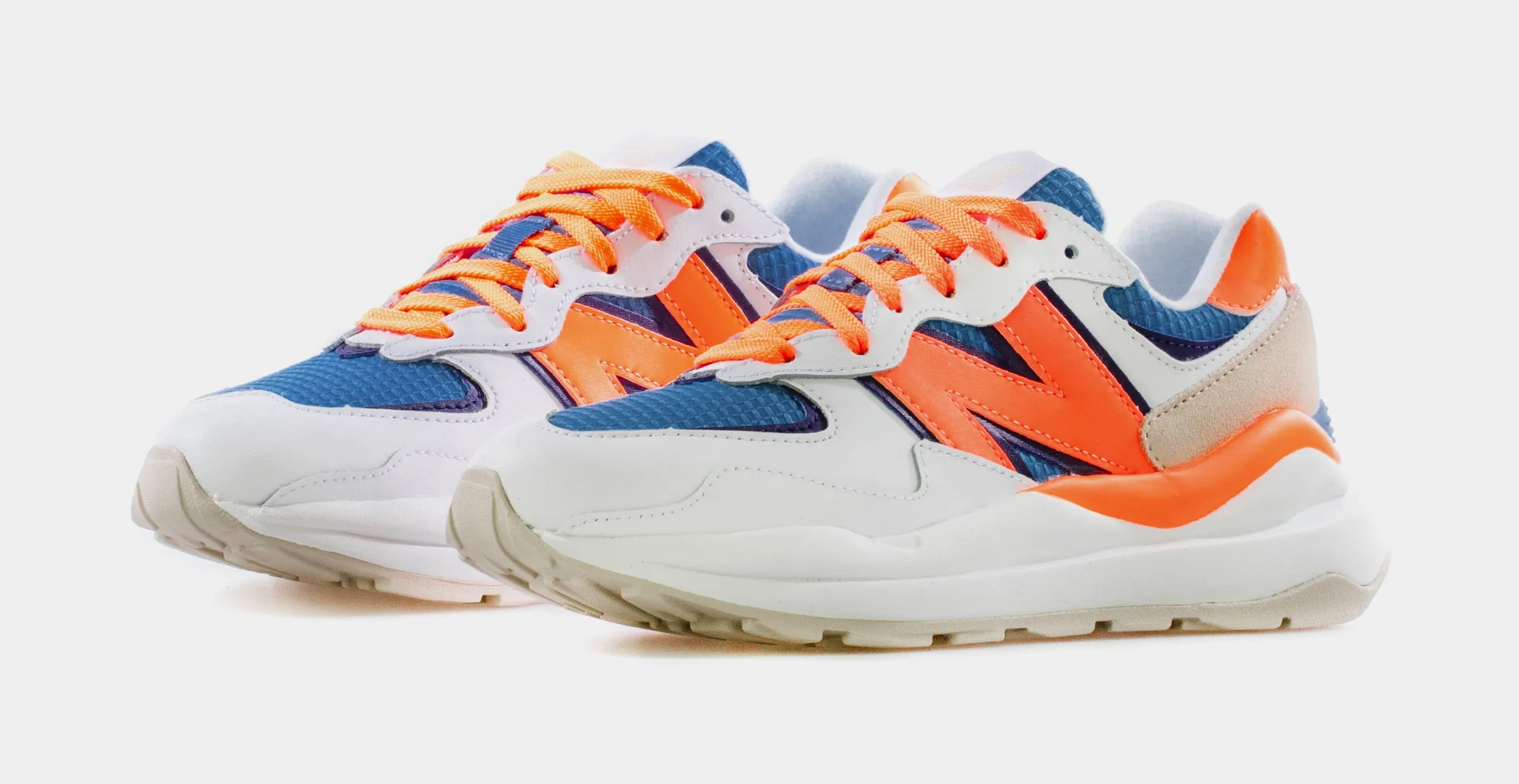 57/40 Womens Lifestyle Shoe (Blue/Orange/White)