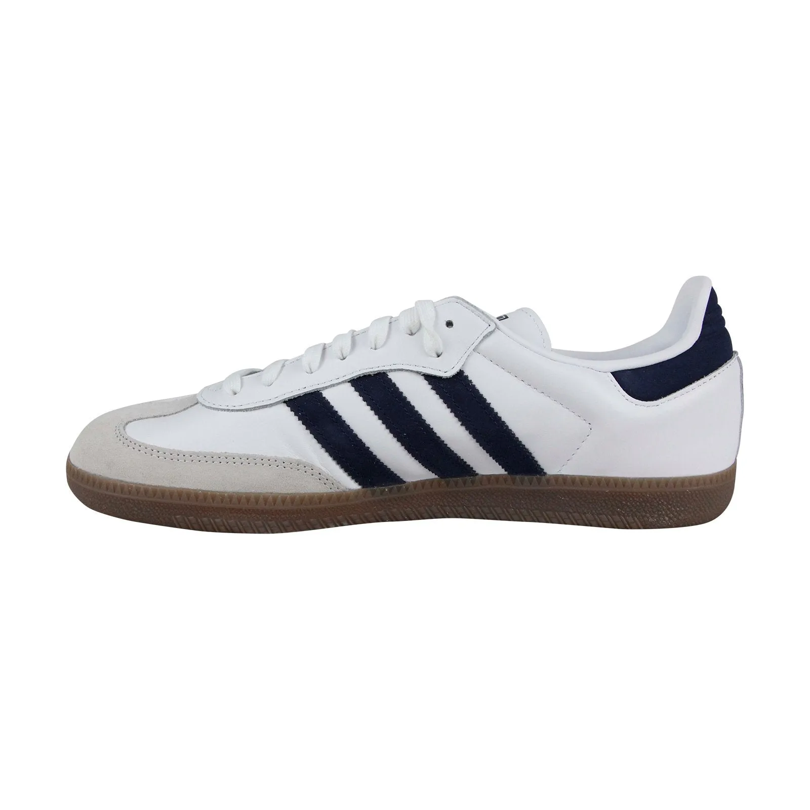 Adidas Samba OG B75681 Mens White Leather Low Top Lifestyle Sneakers Shoes