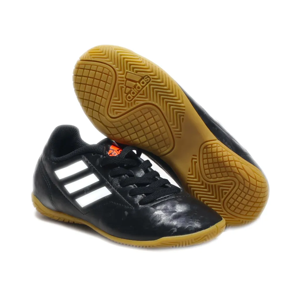 Adidas Sneakers Pu Leather Black Colour For Kids