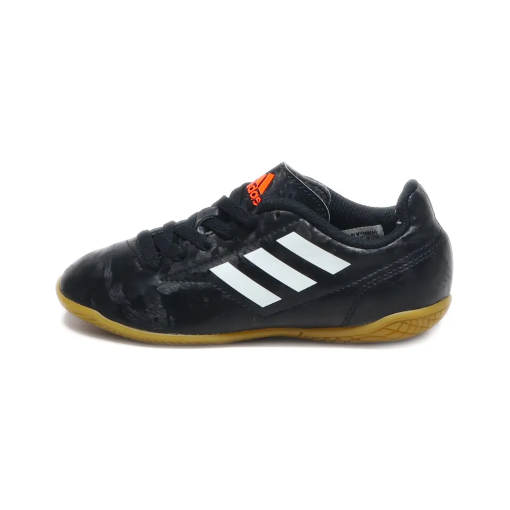 Adidas Sneakers Pu Leather Black Colour For Kids