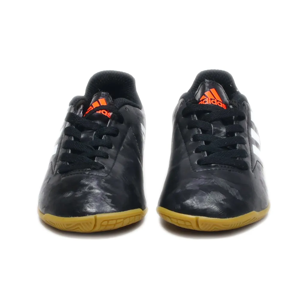 Adidas Sneakers Pu Leather Black Colour For Kids