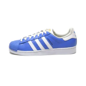 Adidas Superstar Low-Top Sneakers Leather Blue Colour For Men