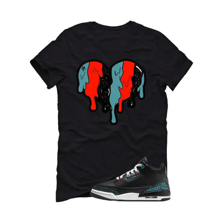 Air Jordan 3 GS Moto Black T-Shirt (Heart)| illcurrency