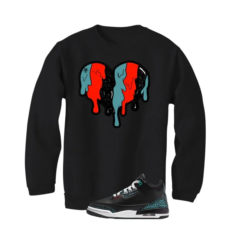 Air Jordan 3 GS Moto Black T-Shirt (Heart)| illcurrency