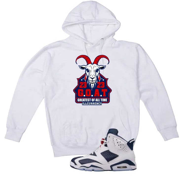 Air Jordan 6 Olympic White T-Shirt (Greatest of all time)| illcurrency