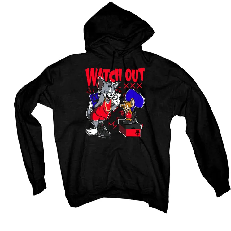 Air Jordan 8 “Playoffs” | illcurrency Black T-Shirt (watch out)