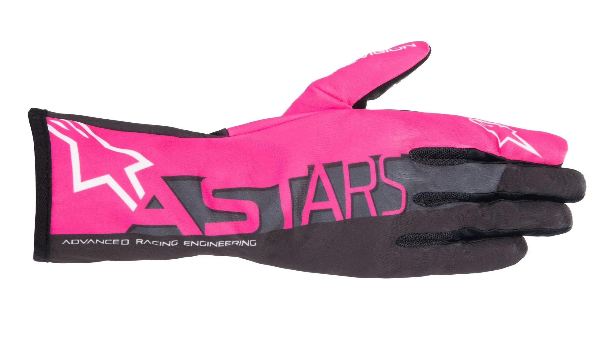 ALPINESTARS 3552423_399_XXL TECH 1 K RACE v2 ADVANCE Kart gloves, pink/black, Size 2XL