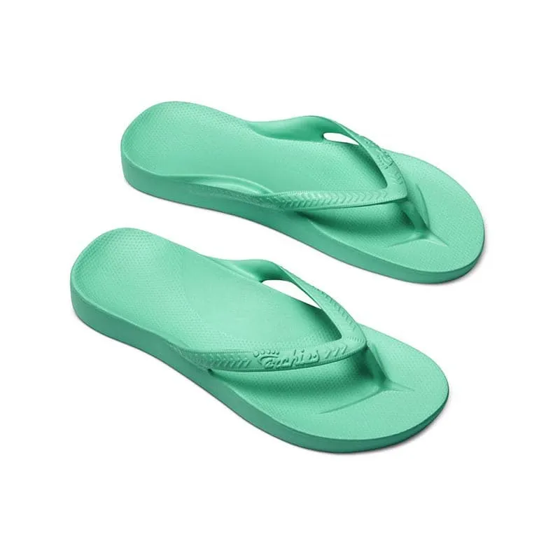 Archies Mint Arch Support Thongs