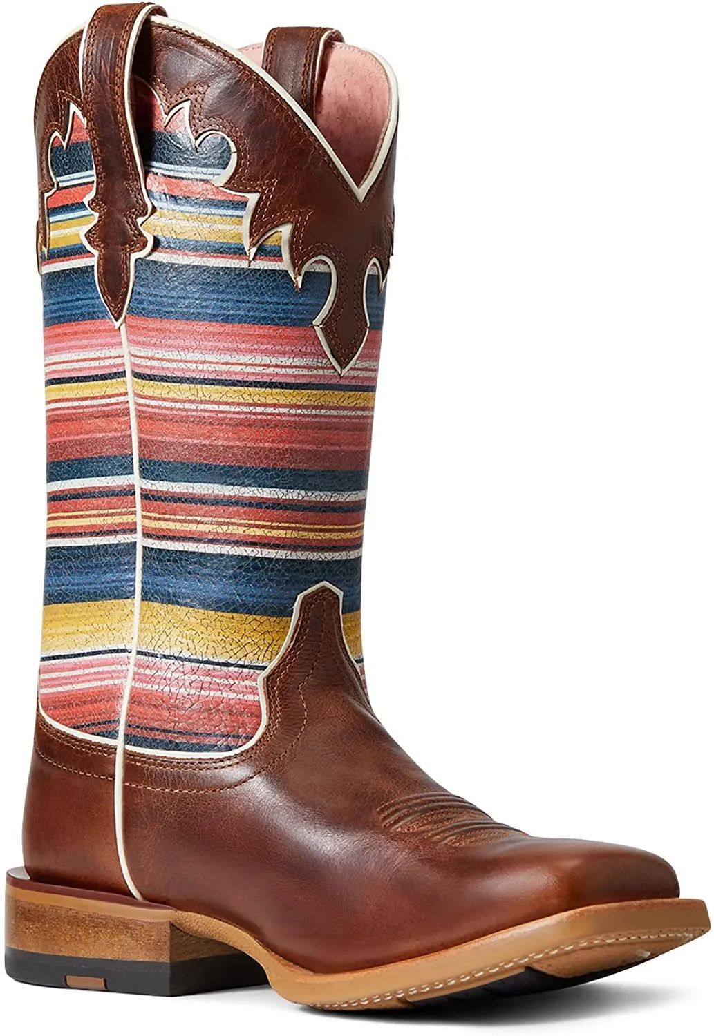 Ariat Women's Fiona Western Boot, Rye Brown/Sedona Serape