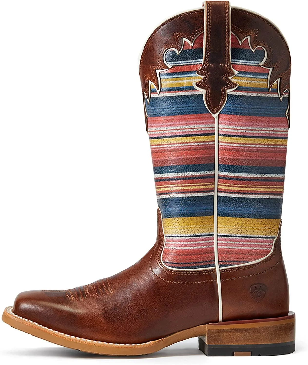 Ariat Women's Fiona Western Boot, Rye Brown/Sedona Serape