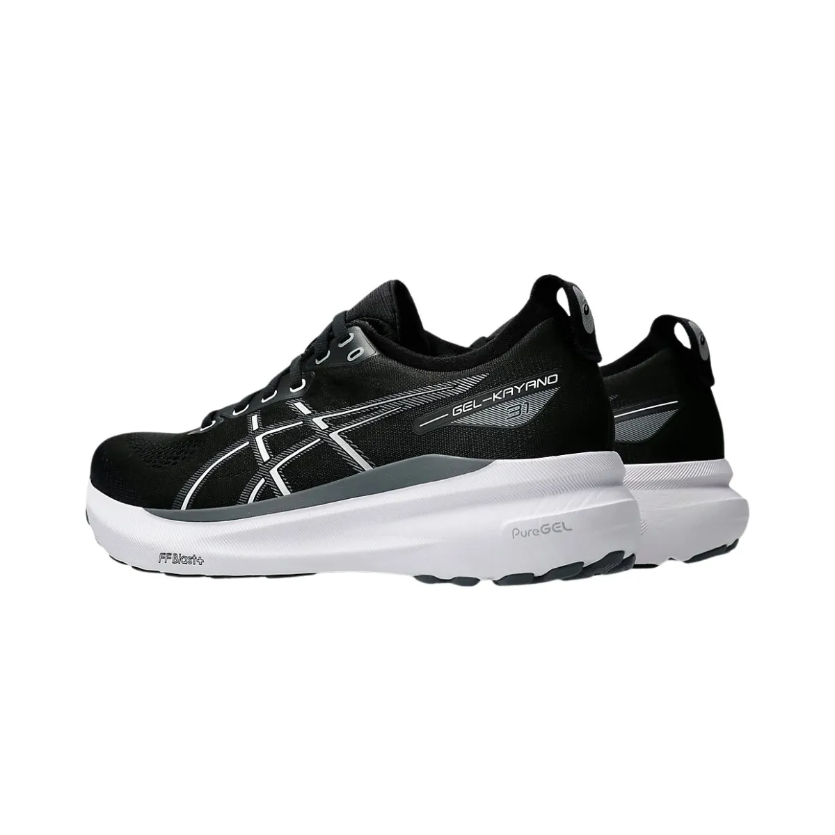 Asics Gel-Kayano 31 Black White AW24 Running Shoes