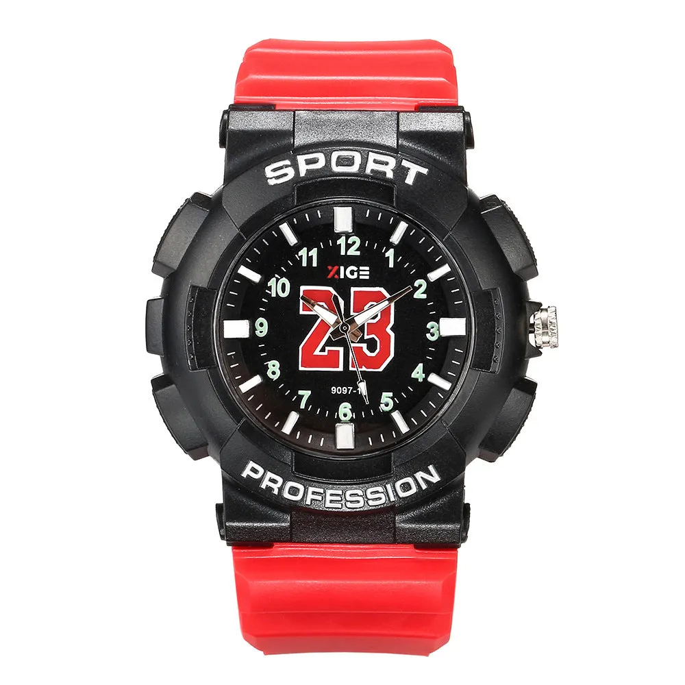 Basketball Star Sports Watch Men's Couple Fashion Sports Watch Waterproof Outdoor Color Matching Watch