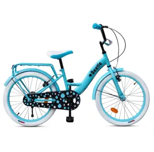 Beetle Panache 20T Kids Cycle with 12 Inches Steel Frame for 6 to 10 Year olds, Turquoise Blue, Unisex