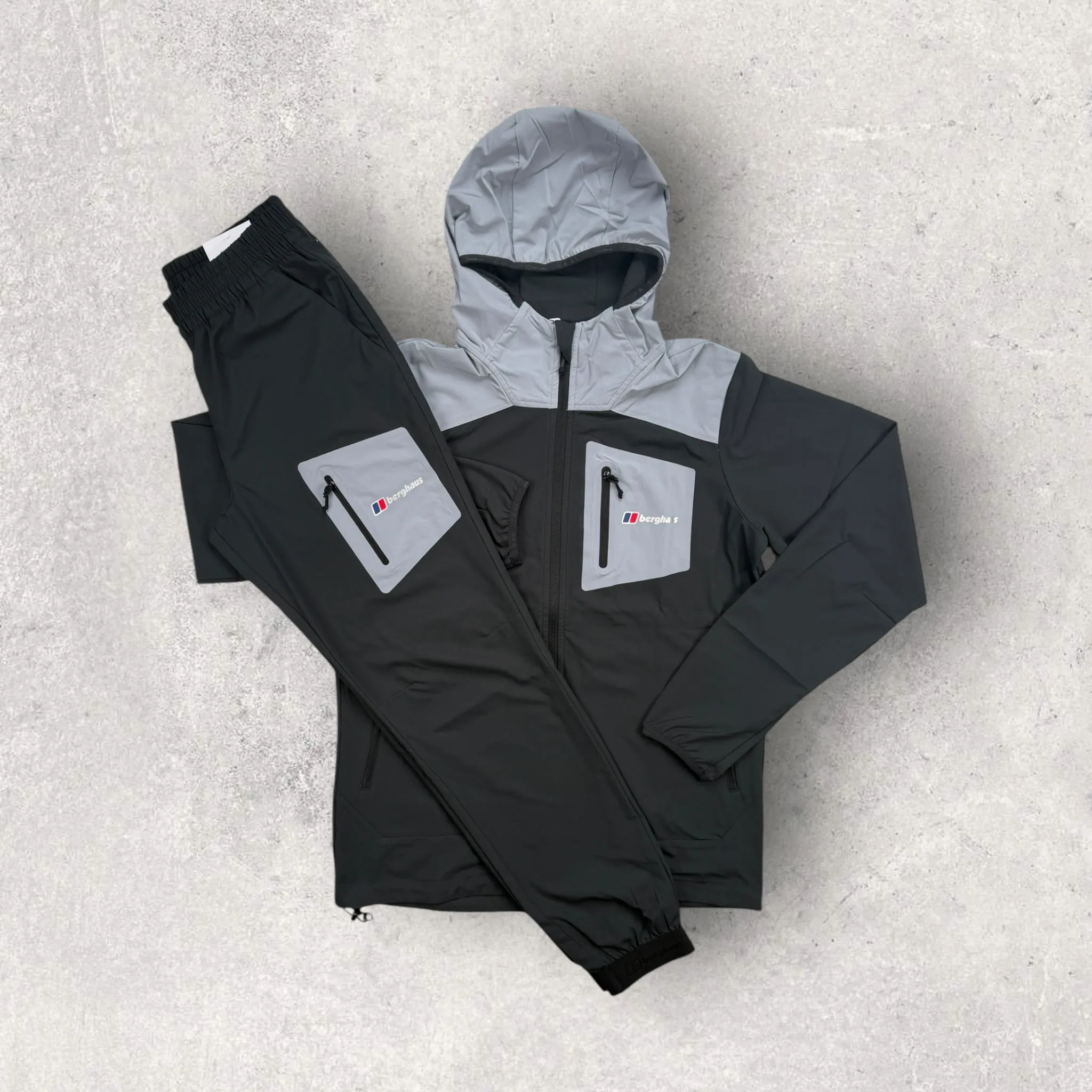 BERGHAUS INTERVALE TRACKSUIT - DARK GREY/GREY