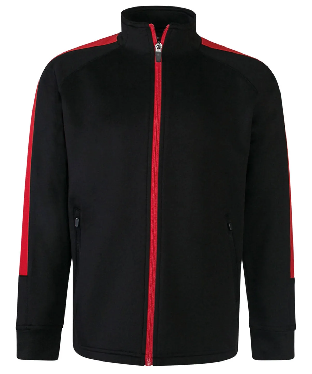 Black/Red - Kids knitted tracksuit top (C)