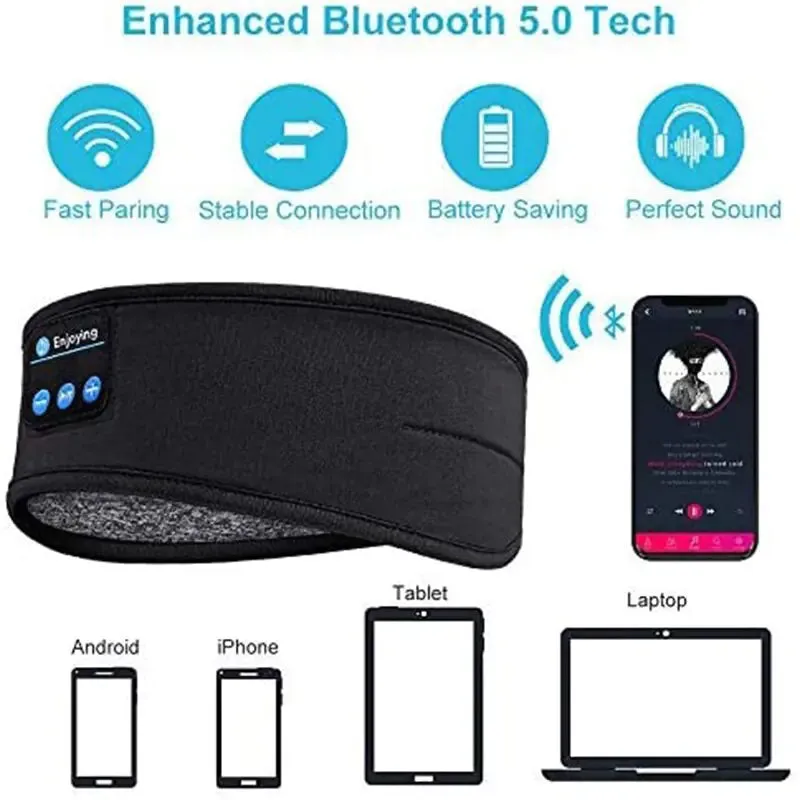 Bluetooth Elastic Wireless Headband