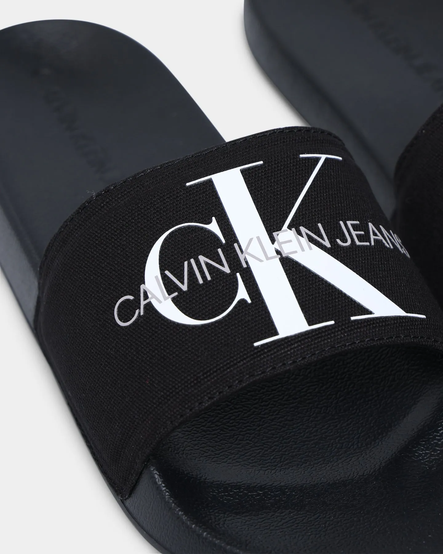 Calvin Klein Monogram Slide Black