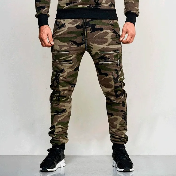 Casual Slim Camo Pants