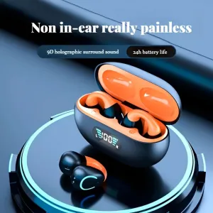 Clip-On Wireless Air-Conductive Earphones