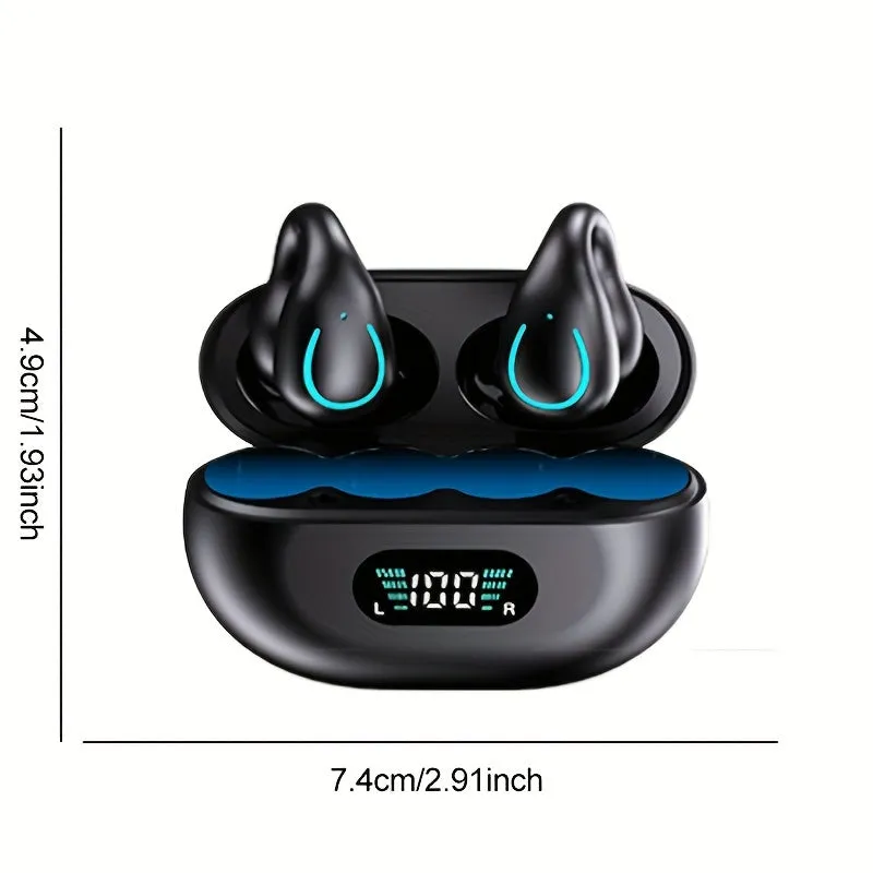 Clip-On Wireless Air-Conductive Earphones