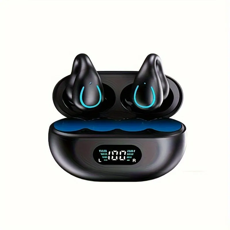 Clip-On Wireless Air-Conductive Earphones