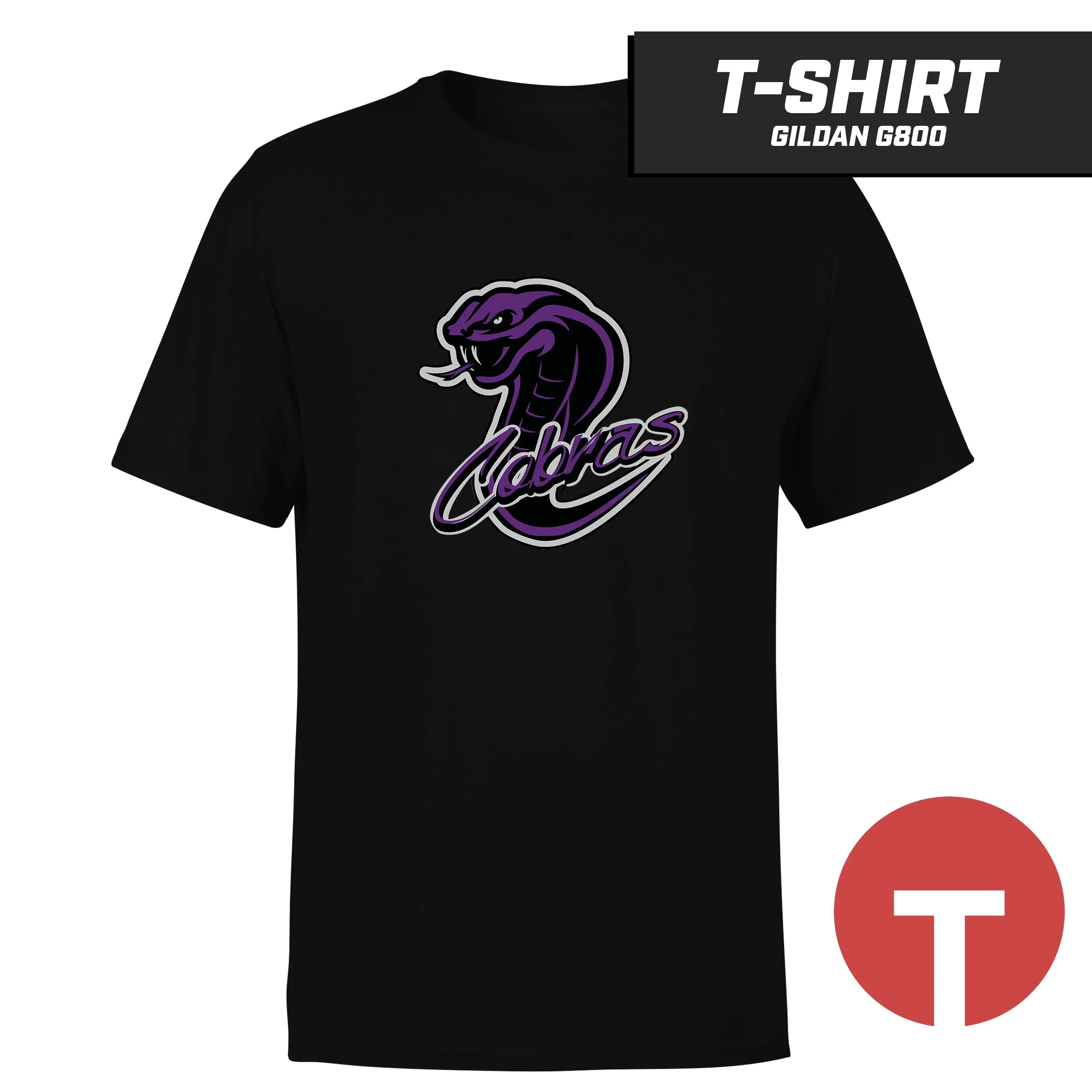 Cobras Softball - T-Shirt Gildan G800