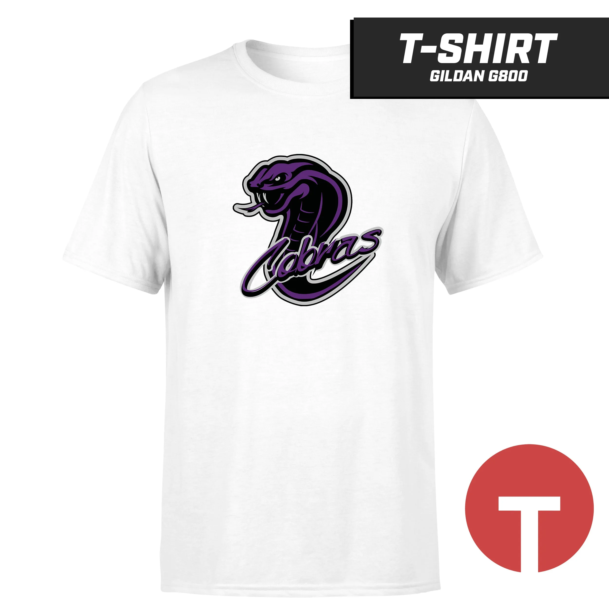 Cobras Softball - T-Shirt Gildan G800