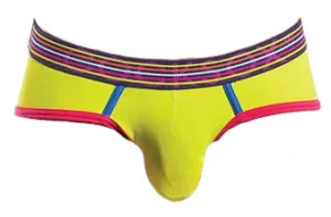 Cocksox Contour Pouch Sports Brief Neon Yellow