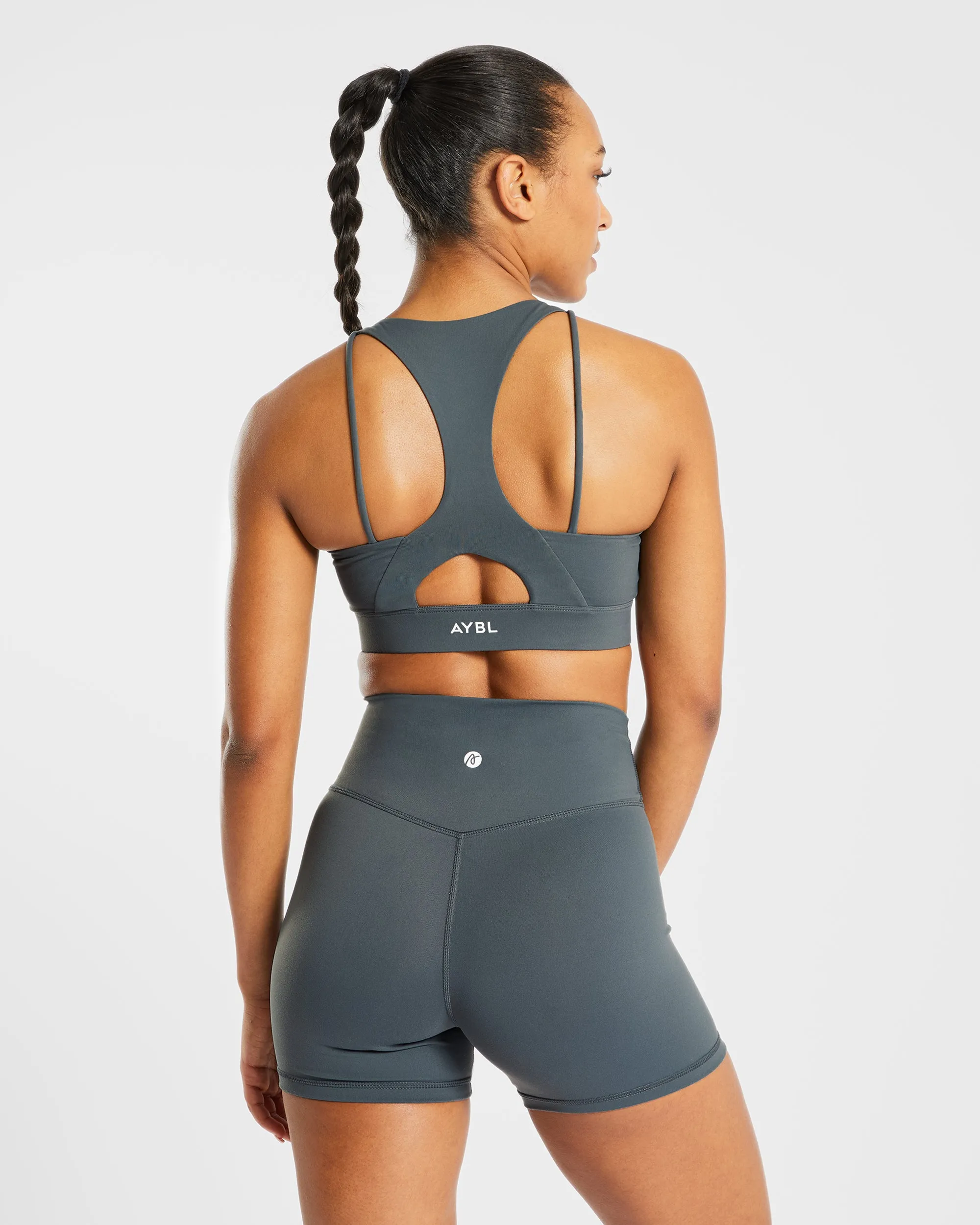 Core Sports Bra - Asphalt Grey