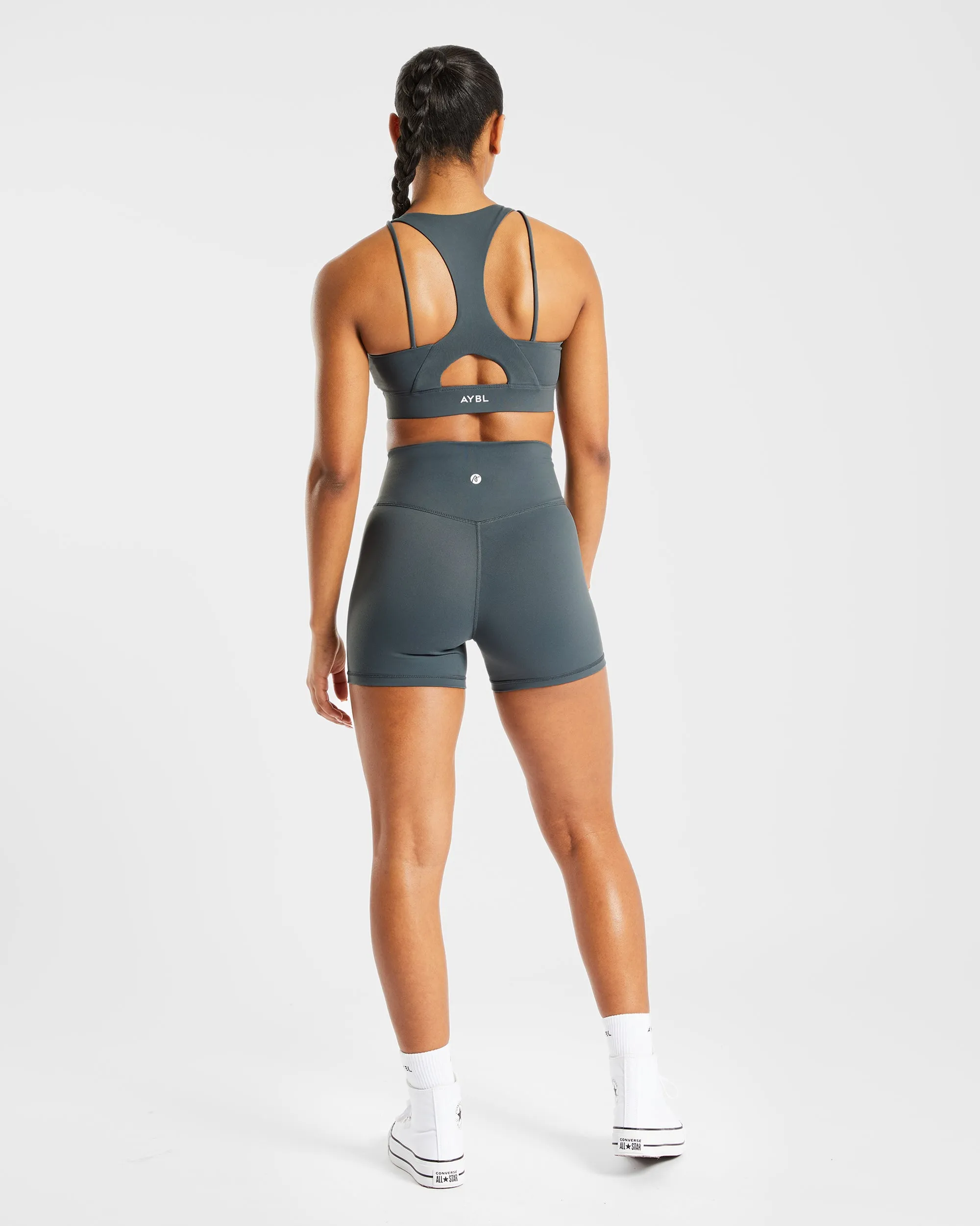 Core Sports Bra - Asphalt Grey