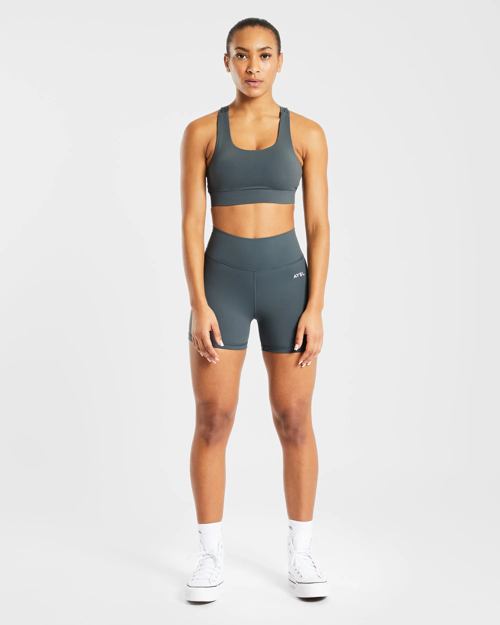 Core Sports Bra - Asphalt Grey