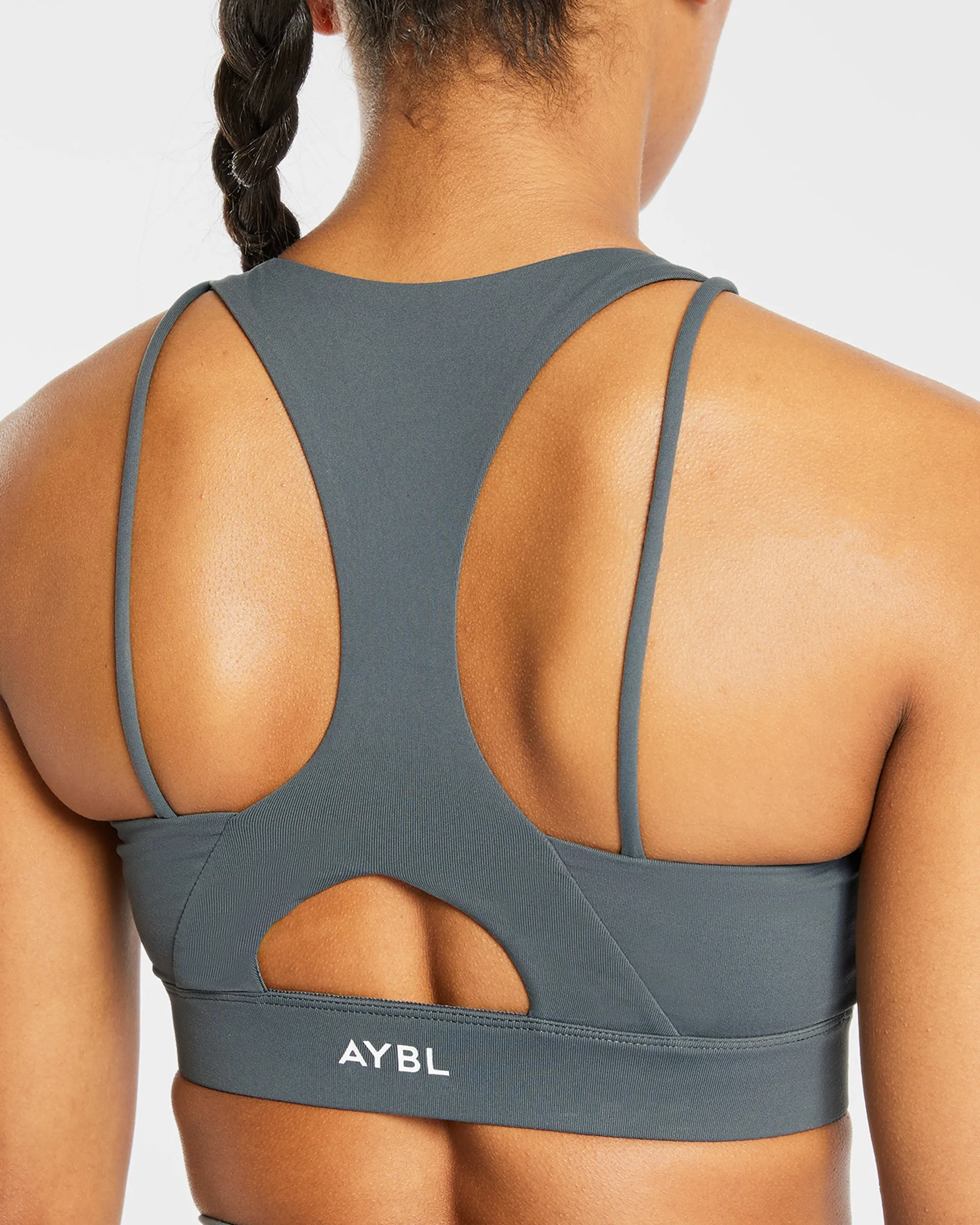 Core Sports Bra - Asphalt Grey