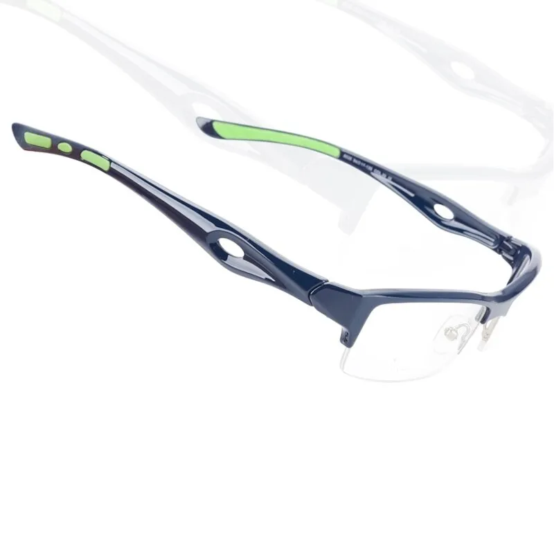 Cubojue Unisex Reading Glasses Sports Tr 90 Titanium Semi Rim