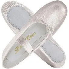 Dance Class B702 Womens Metallic Silver/Gold Soft Leather Dance Shoe