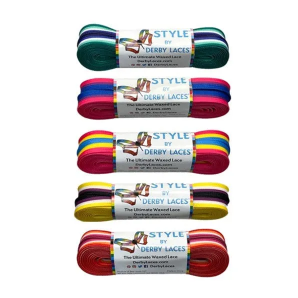 Derby Laces Style Pride Laces 96" (244cm)