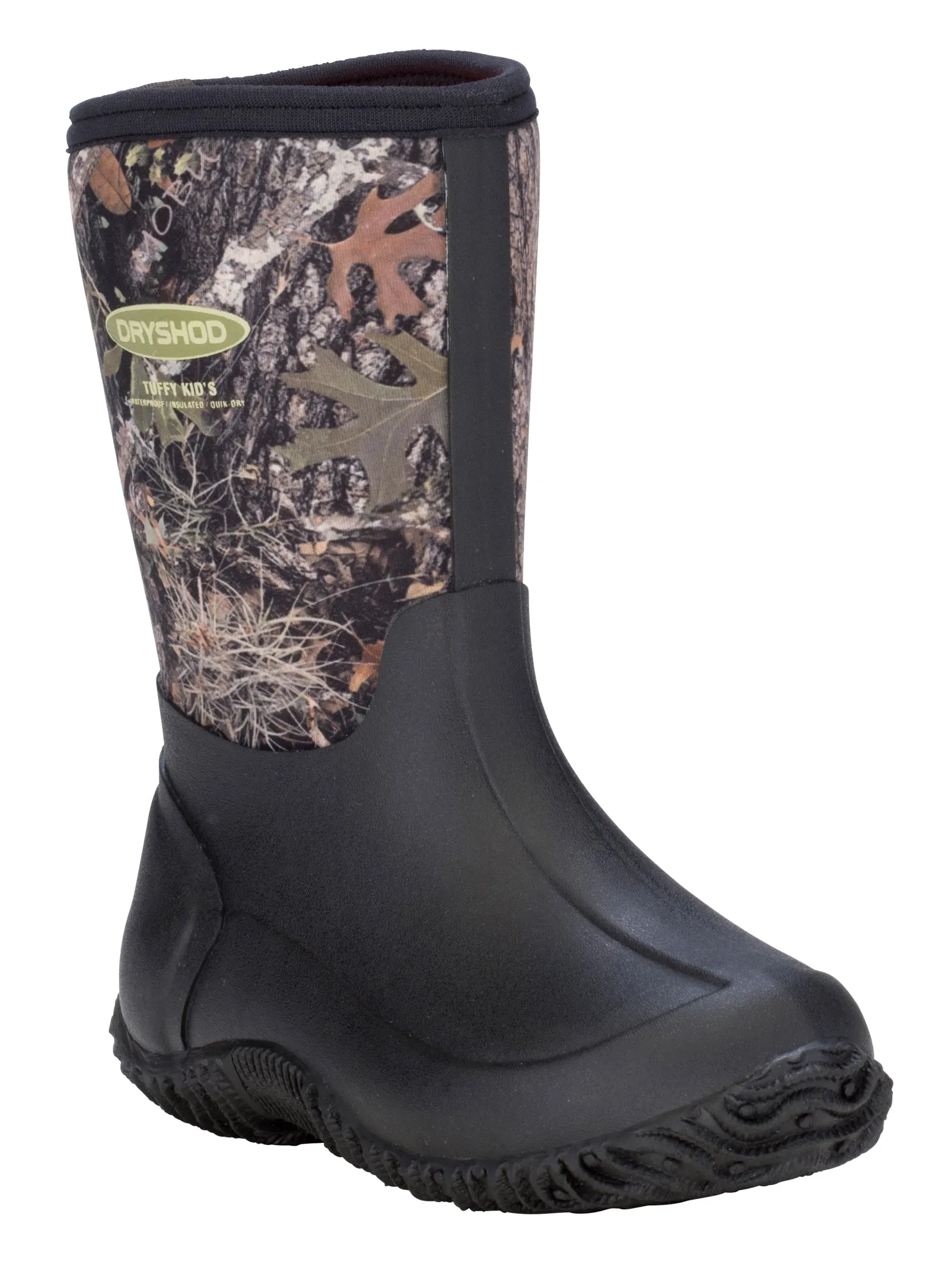 Dryshod Kids Boys Sport Tuffy Camo/Timber Rubber Barn Boots