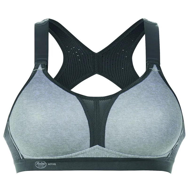 Dynamix Star Sports Bra Non-Wired Grey - Anita Active