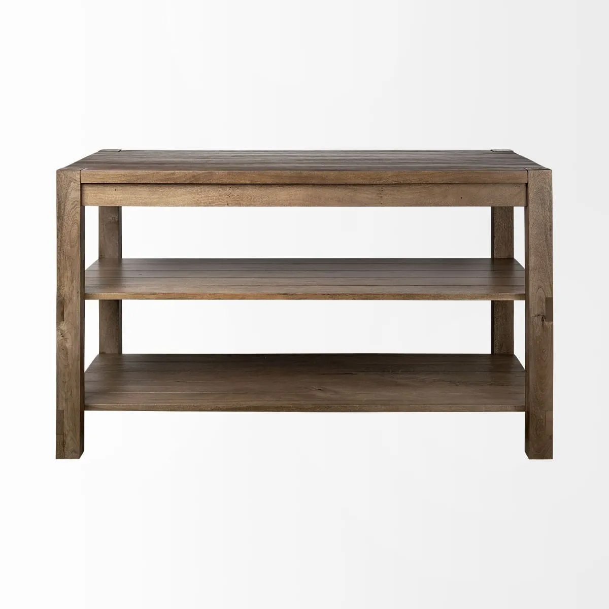 Emeril Kitchen Island Brown Wood