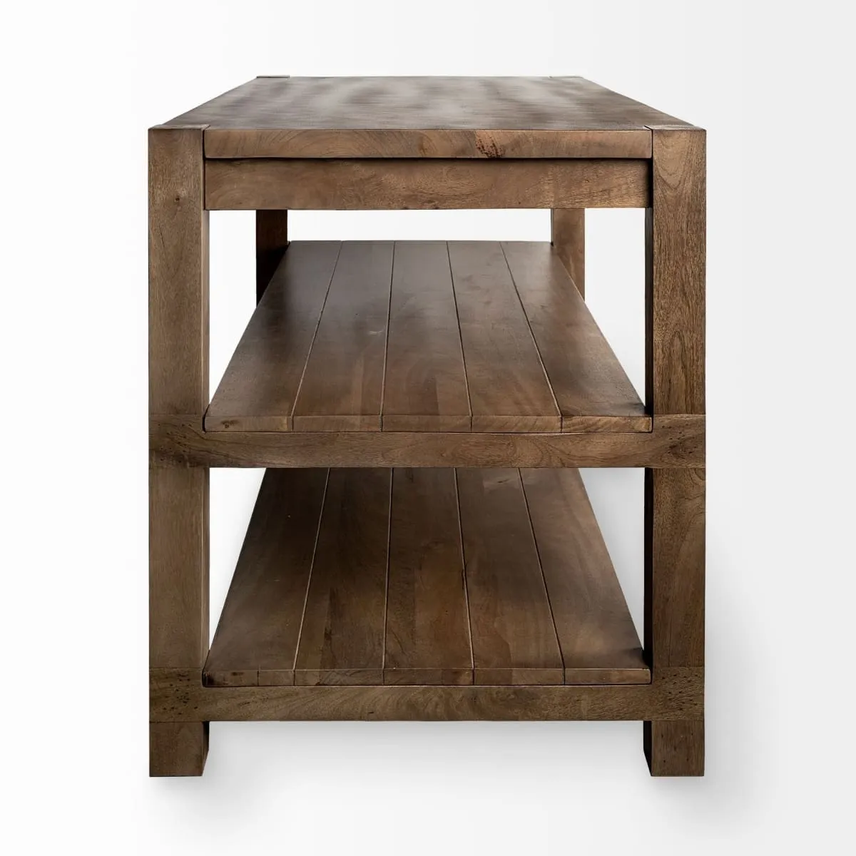 Emeril Kitchen Island Brown Wood