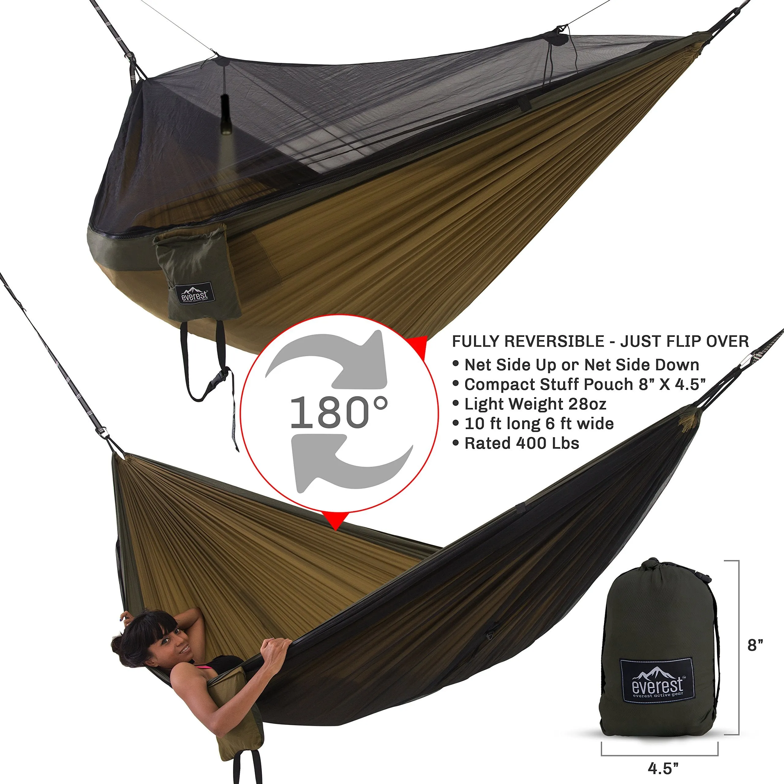 Everest Double Camping Hammock - everest active gear